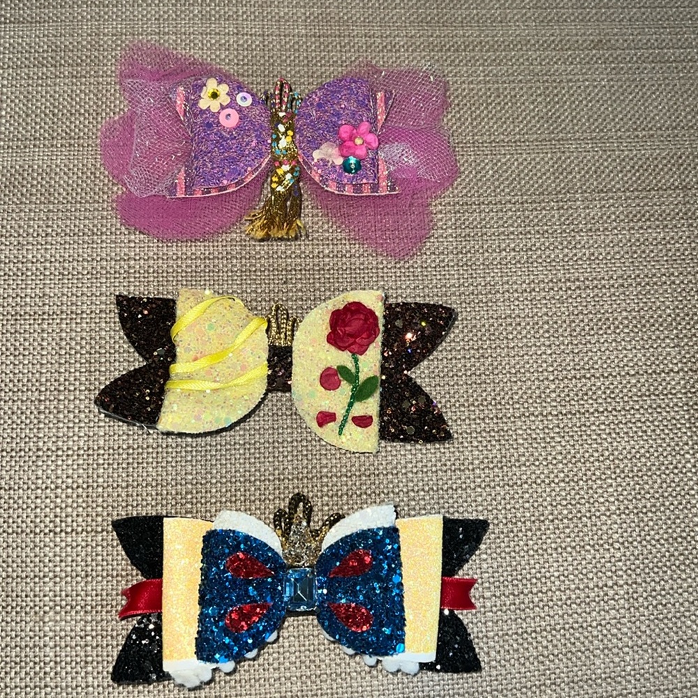 Disney Princess Inspired Hair Bows